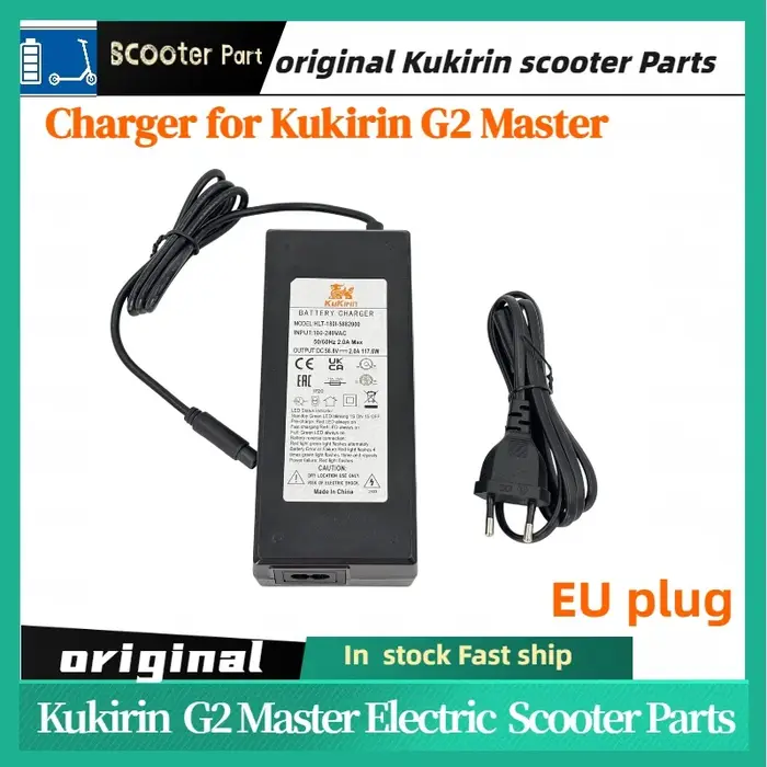 Chargeur et Port de Charge pour Trottinette Électrique KUGOO KIRIN KuKirin G2 Master 58.8V 2.0A - Pièces Détachées pour Batterie