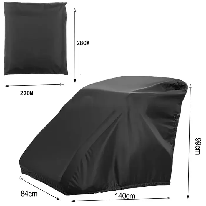 Juste de protection imperméable pour remorque de vélo, housse de rangement pour chariot enfant, double ou simple, revêtement PU, 84x140x99cm, nouveau
