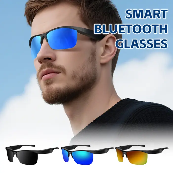 Cyclisme en cours d'exécution 5.4 lunettes intelligentes Bluetooth appel Audio casque à distance