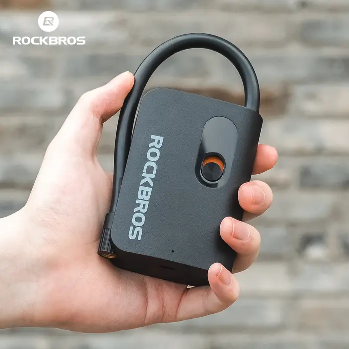 ROCKBPROS Mini pompe électrique de vélo Portable 70psi 2600mAH
