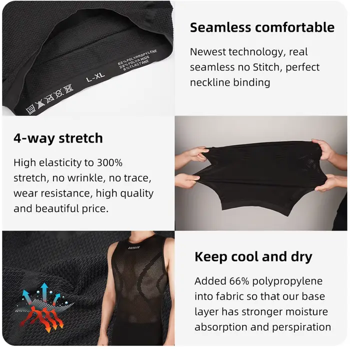 DAREVIE cyclisme première couche homme petite taille Compression sans couture femmes vélo cyclisme s