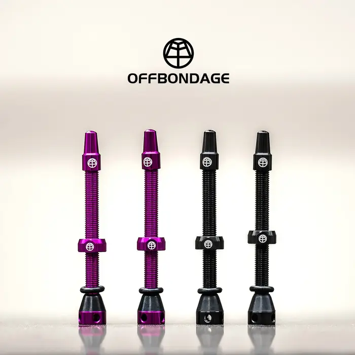 Valve Presta OFFBONDAGE pour vélo, tubeless, 45/65/80mm, en alliage d'aluminium ultraléger, accessoires pour VTT