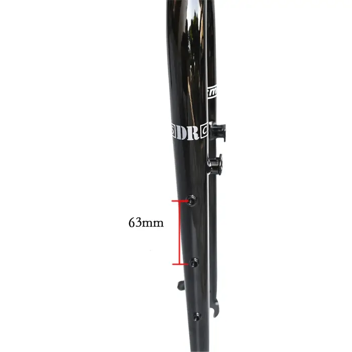 26/27.5ER DARKROCK CM-5 Cr-Mo Steels Fourche Avant 28.6mm DISC et V Frein VTT Rigide Fourche VTT Piè