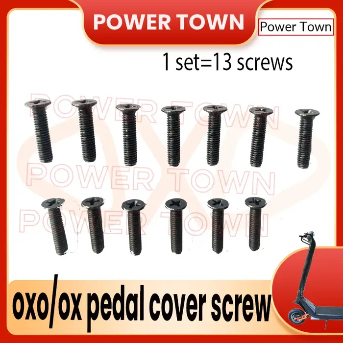 Vis du couvercle supérieur du pédale pour scooter électrique oxo ox