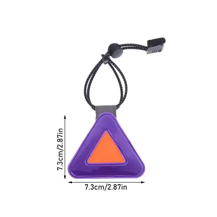 Panneaux réfléchissants triangulaires pour vélo