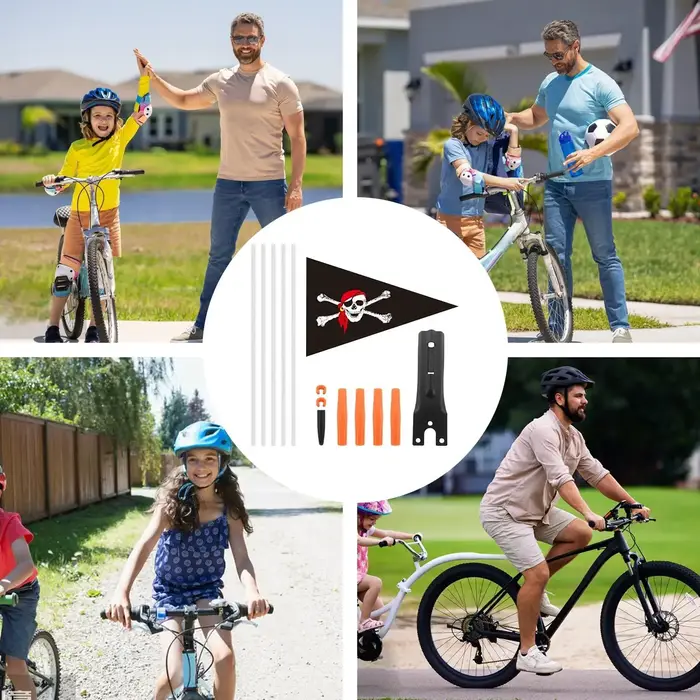 Drapeau de vélo étanche pour enfants