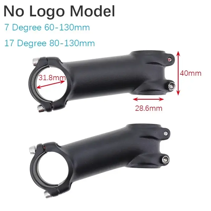 Potence ultralégère pour vélo de route et VTT