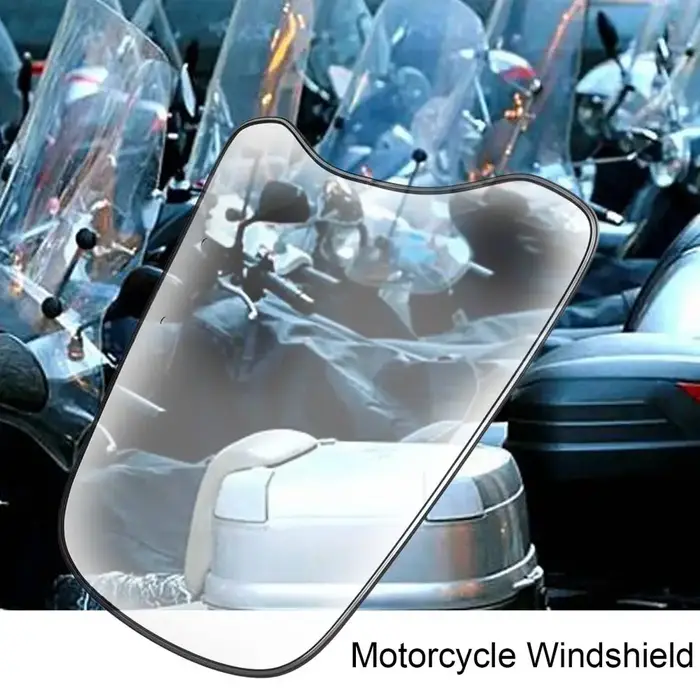 Pare-brise de moto universel coupe-vent Transparent Extension
