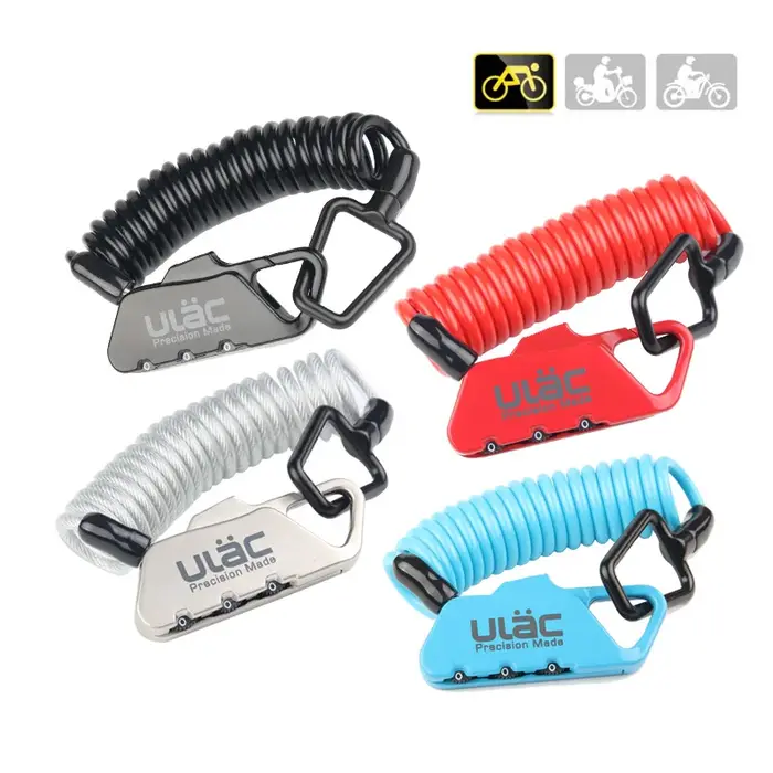 ULAC – Mini verrou de vélo pliable de 1200mm