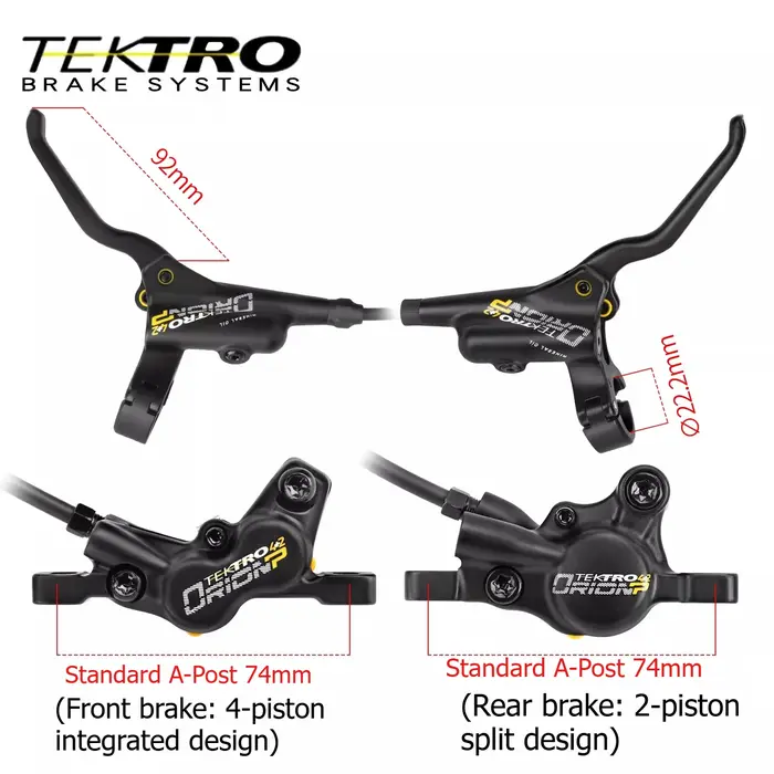 Frein à disque hydraulique pour VTT TEKTRO HD‑M735