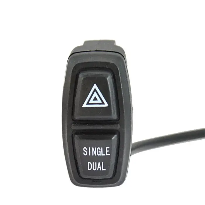 Vélo électrique simple double indicateur de danger interrupteur