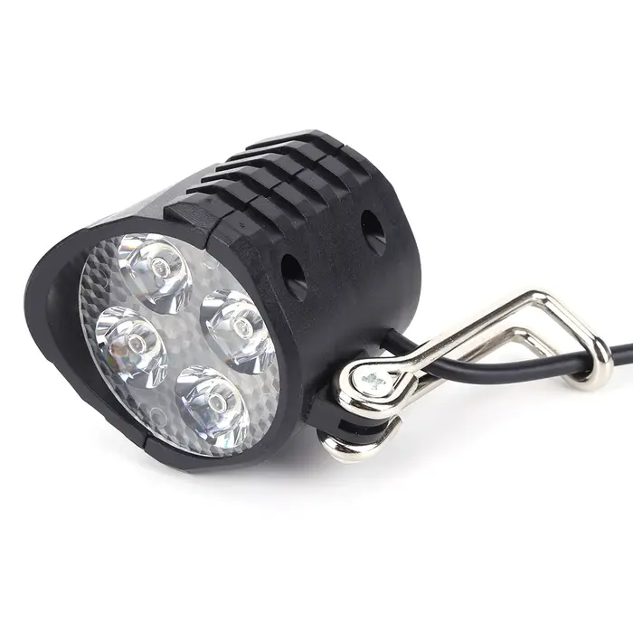 Enquêter avant LED pour scooter électrique, haute luminosité, lumière de sauna avec klaxon, économie d'énergie, installation facile, accessoires de cyclisme, 48V