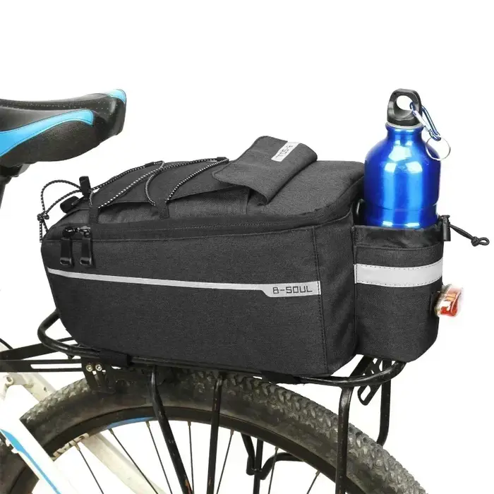 Sac de transport pour vélo 7L, panier arrière imperméable, sacoche de coffre, sacoche de porte-bagages arrière, sacoche de siège arrière, bagage de cyclisme, sac à bandoulière