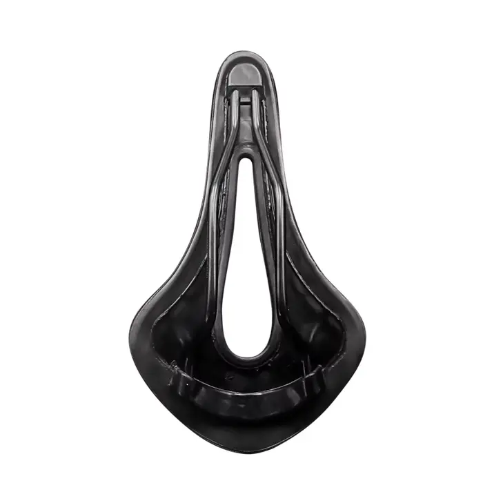 Selle de vélo en cuir PU, Design creux respirant, siège doux et confortable, vtt, vélo de route, cou