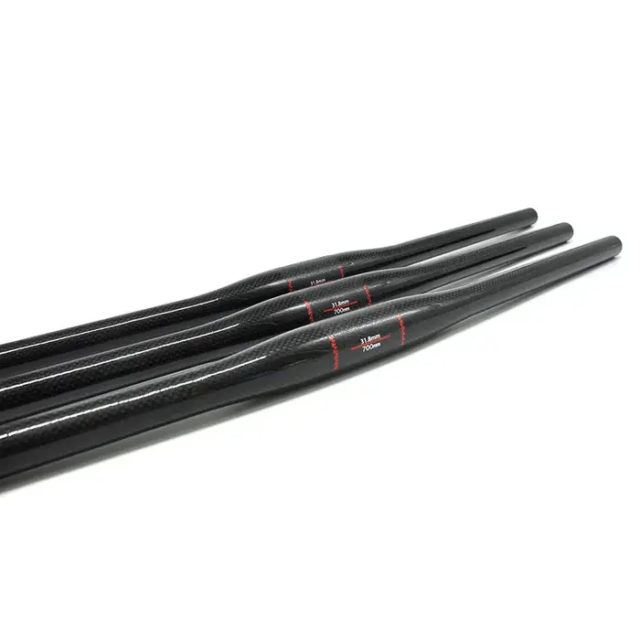 NO TRADEMARK VTT guidon de vélo plat pièces vtt 3K