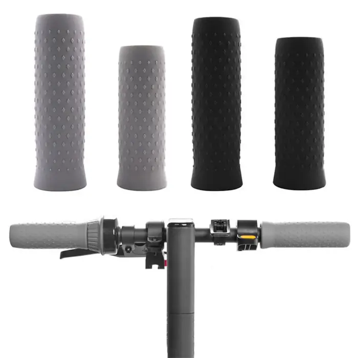 Poignée de Guidon en Caoutchouc Antidérapante Ergonomique et Confortable pour Scooter Électrique