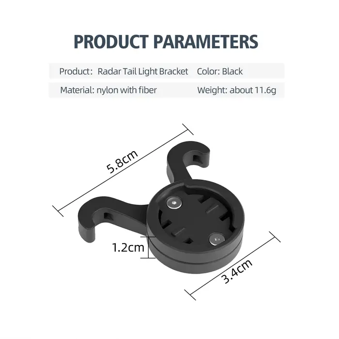 CYCLAMI S11 Support de lampe de selle de vélo