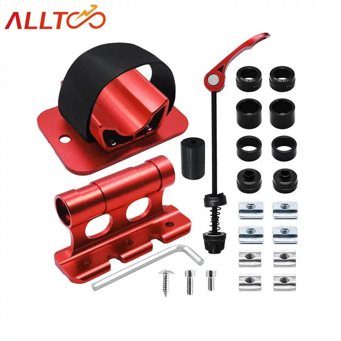Support de fixation rapide pour fourche de vélo en alliage d'aluminium pour porte-vélos de toit