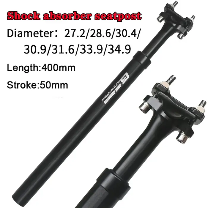 Suspension de vélo tige de selle amortisseur amortisseur télescopique tige de selle de vélo vtt 27.2