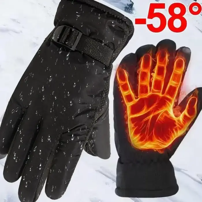 Gants de cyclisme épais pour hommes