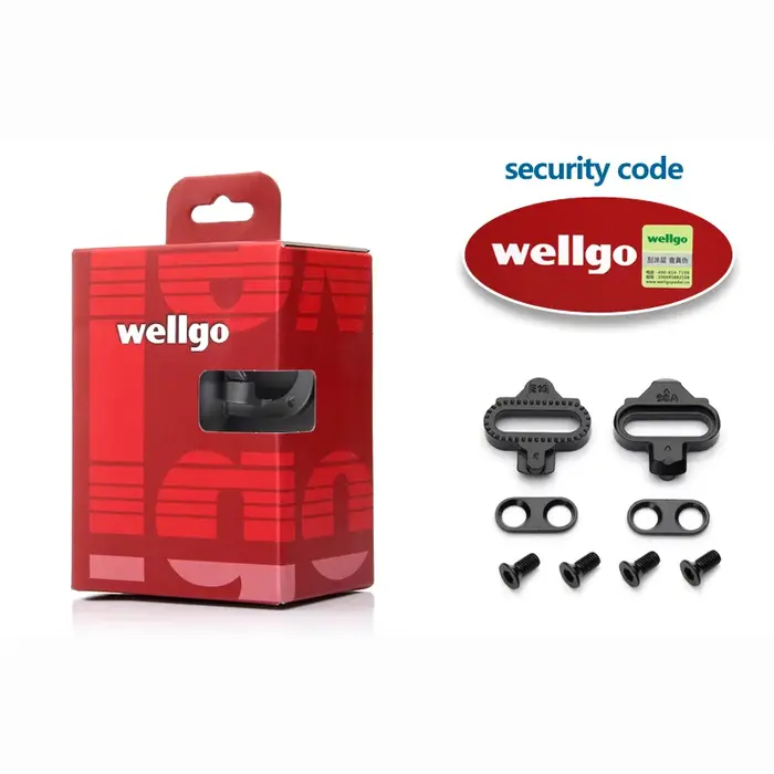 Pédales automatiques Wellgo en alliage d'aluminium pour VTT de montagne système autobloquant avec roulement fluide pour performance et contrôle technique