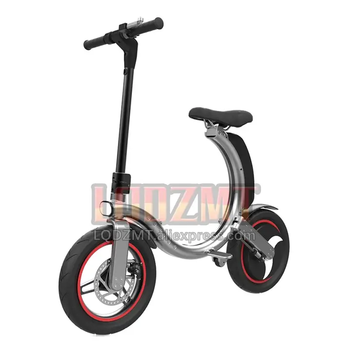 14 pouces 450W vélo pliant électrique tout-terrain ATV pliable longue portée sécurité batterie puissante
