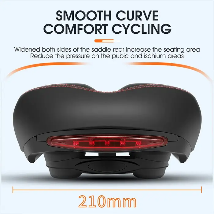 WEST BIKING Selle de vélo large et confortable pour VTT