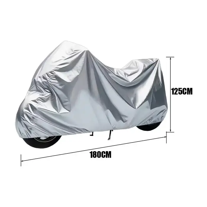 Housse de protection imperméable pour scooter électrique et moto, double couche anti-UV, résistante