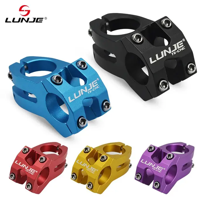 LUNJE tige de VTT 25.4/31.8x45 tige de guidon courte haute résistance en alliage d'aluminium pont de