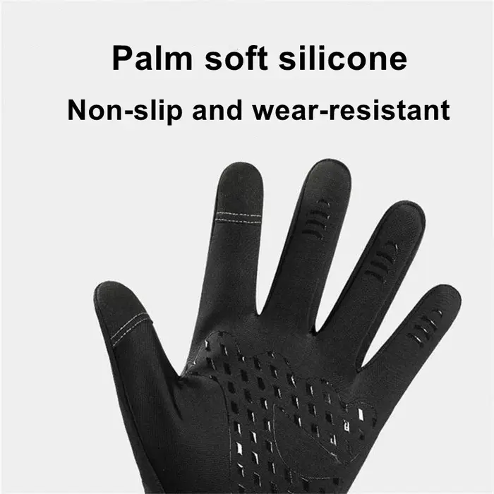 Gants de cyclisme imperméables pour l'hiver