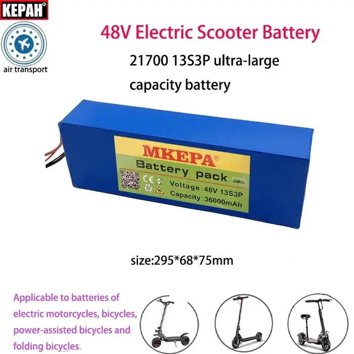 Batterie lithium-ion électrique pliante pour scooter