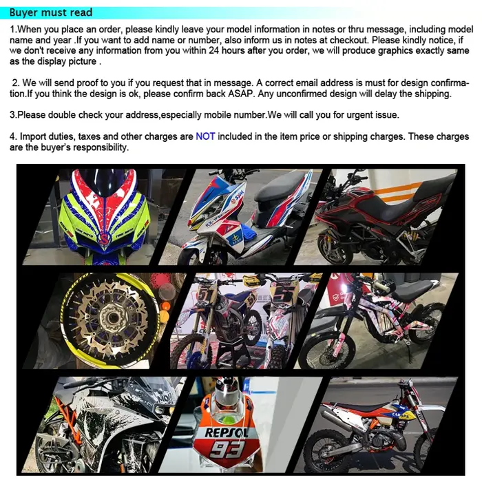 Autocollants Dirt eBike Wrap Kit Déco Vinyle Graphique