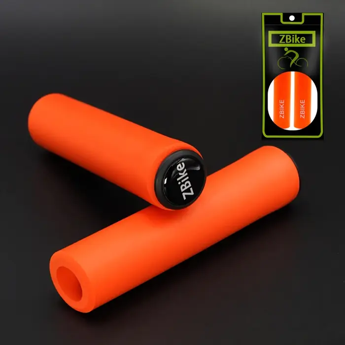Poignées de guidon de vélo en silicone pour VTT, poignées de vélo d'extérieur, couverture anti-brûlure, support de bain, pièces de vélo, 1 paire