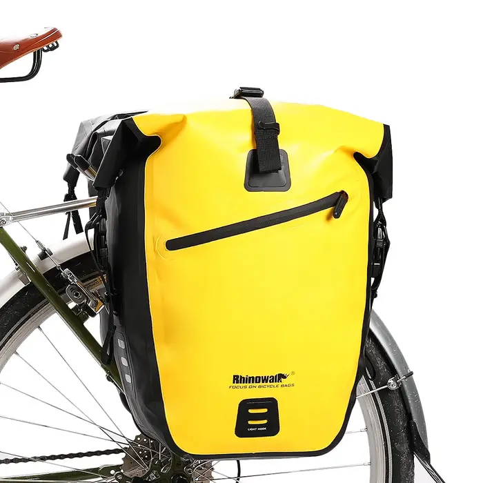 Rhinowalk sac de vélo étanche sacoche 20-23L grande capacité vtt sac de coffre de vélo support arriè