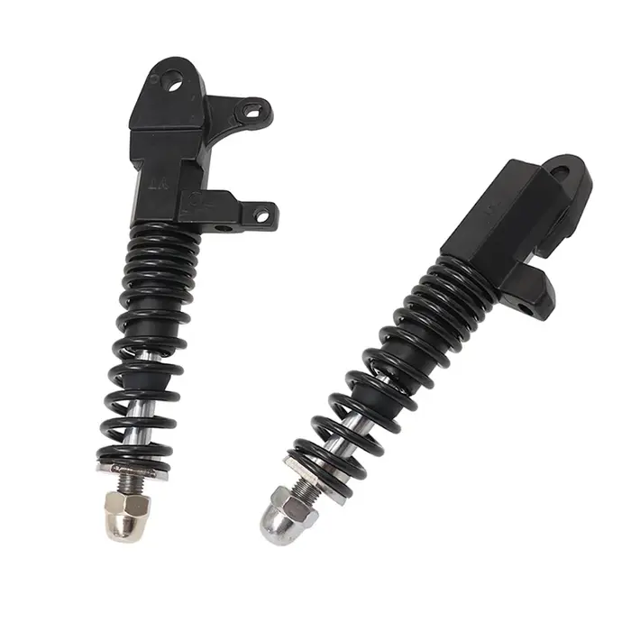 Amortisseur 10 pouces Scooter électrique fourche avant choc hydraulique roue antichoc ressort rebond