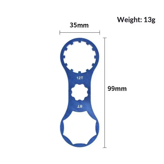 【OD】Clé à fourche avant de vélo en alliage d'aluminium, légère, haute précision, parfaite pour la ré