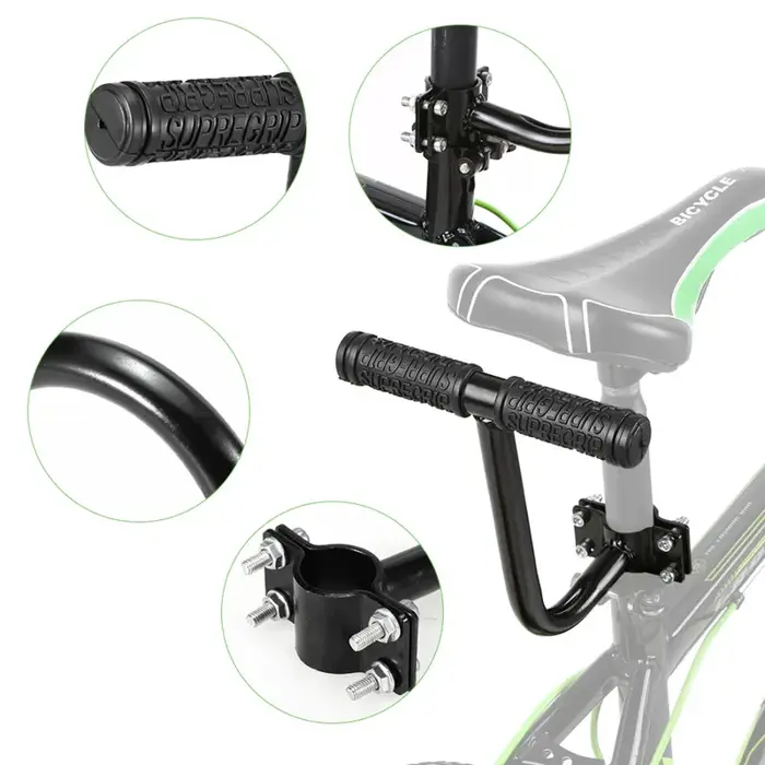 Siège arrière de vélo en cuir PU