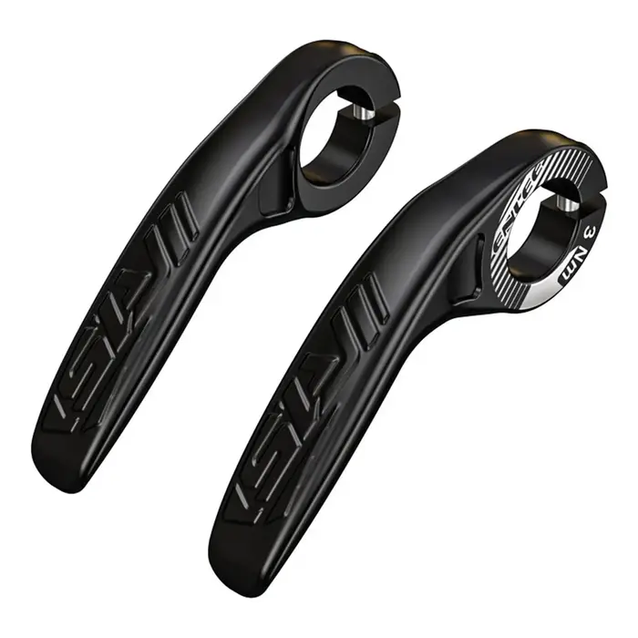 1 Paire de poignées de guidon réglables pour vélo, avec embouts auxiliaires et repose-poignets, pour le cyclisme et le soulagement de la fatigue, accessoires de vélo