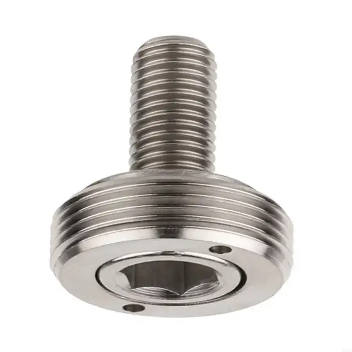 Boulons manivelle vélo 8x15mm, vis support inférieur, boulons manivelle à trou carré