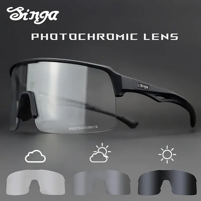 Lunettes de soleil photochromiques pour le cyclisme