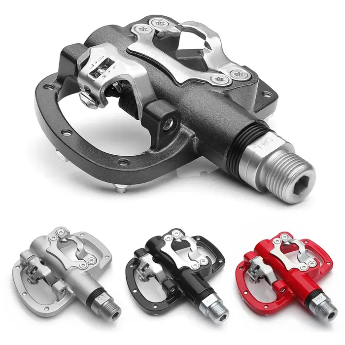 Pédales automatiques Wellgo en alliage d'aluminium pour VTT de montagne système autobloquant avec roulement fluide pour performance et contrôle technique