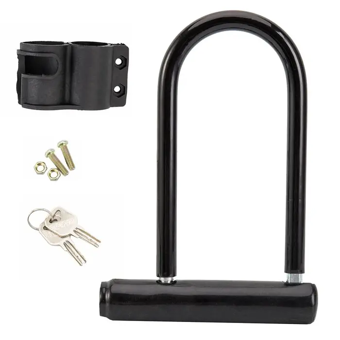 Verrou en U pour vélo, robuste, avec support, antivol, sécurisé, pour Scooter électrique, vélos de m