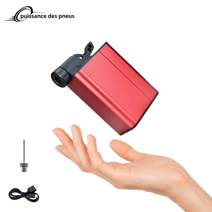 Pompe à vélo électrique 130PSI Mini gonfleur d'air pompe à bille de vélo Presta Schrader Dunlop & Clik boule de Valve vtt pompe de cyclisme sur route