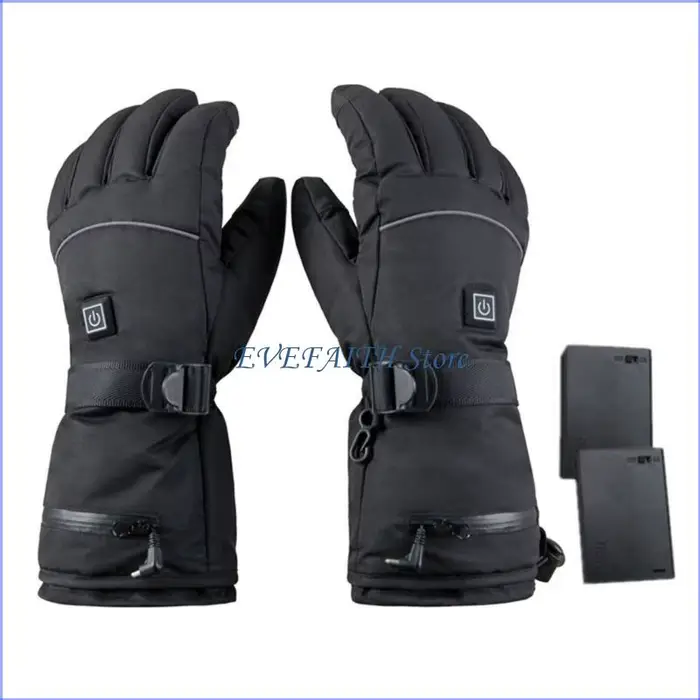 Gants chauffants 124B, imperméables, pour écran pour vélos randonnée