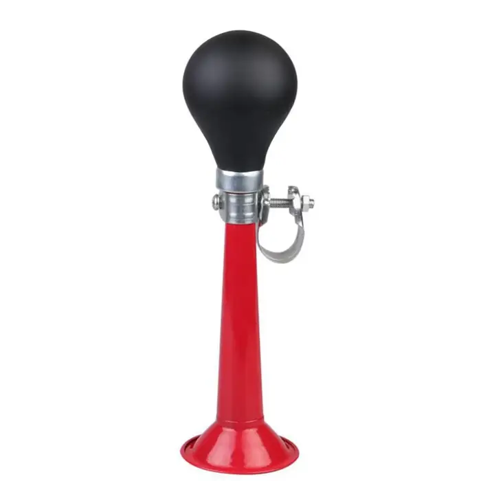 Klaxon à Air en métal pour vélo, trompette, ampoule en caoutchouc à presser, sonnerie de vélo