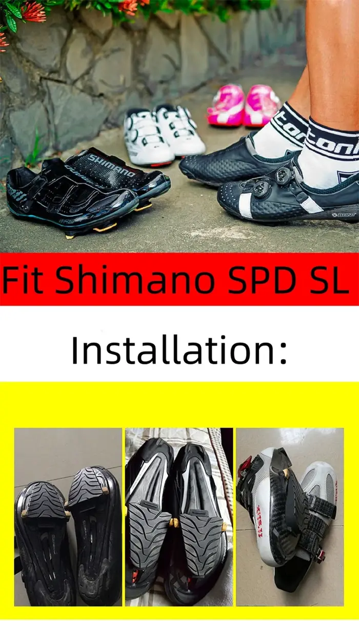 Chooee – adaptateur de pédale de vélo de route, accessoires de vélo adaptés à Shimano SPD Look KEO 700C, convertisseur de plate-forme sans clip