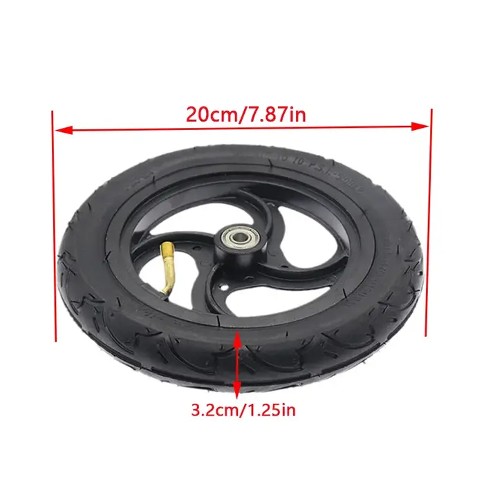 Chambres à air de vélo 8 pouces 8x1 1/4 pour poussette