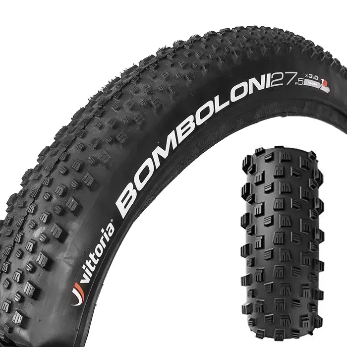 Vittoria BOMBOLOSettlement-Pneu de graisse pliable sans chambre à air