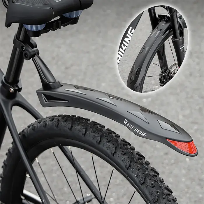Ensemble de garde-boue avant et arrière pour vélo de route et de montagne