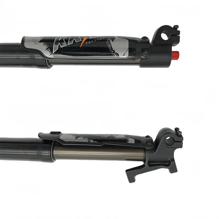 KKE Fourche avant pour gros vélo de 20 pouces, axe 135 × 15 mm, tube droit